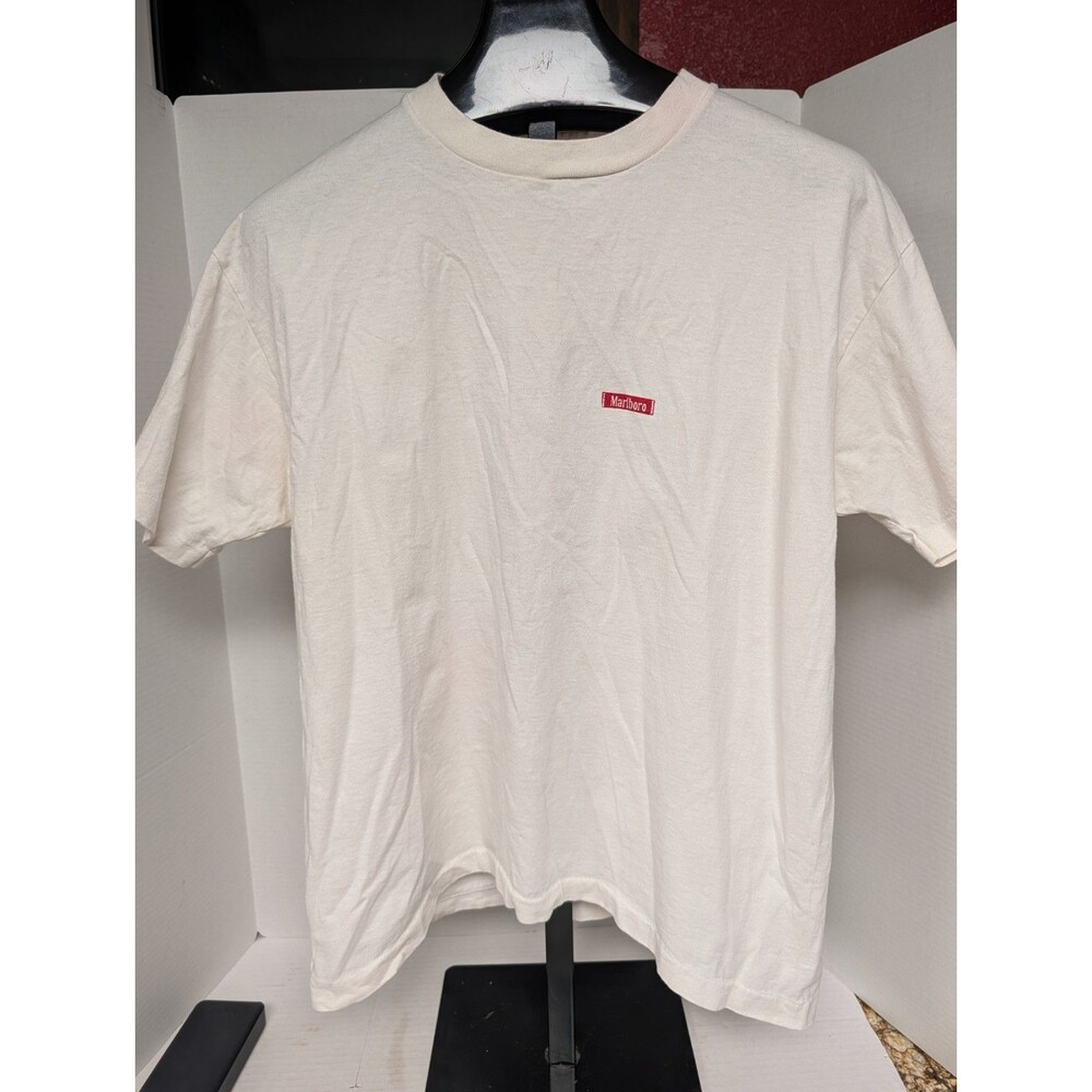 Vintage Marlboro t-shirt XL SINGLE STITCH SLEEVE BACK PRINT